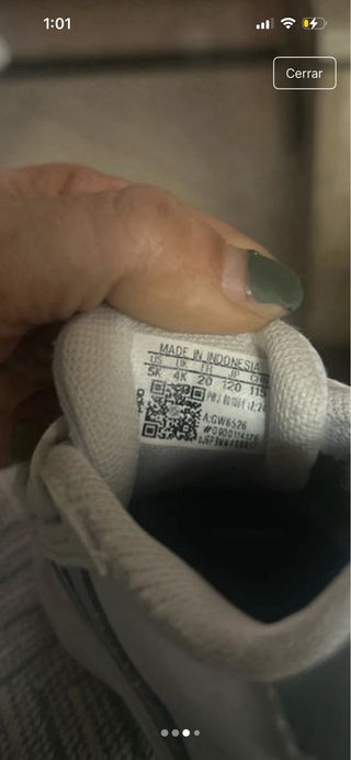 Zapatillas Adidas Bebé Velcro TALLA 20