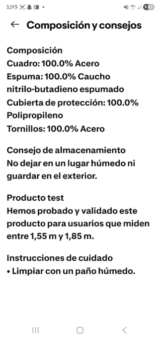 Bicicleta Estática Domyos 120