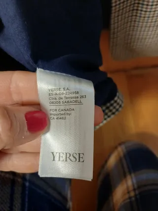 Americana cuadros Yerse.