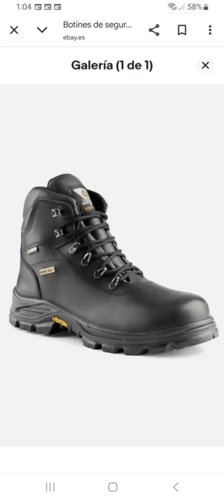 Botas de seguridad Jallatte Jalterre Talla 44