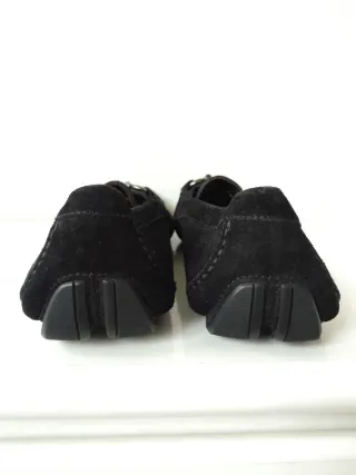 Mocassini Ferragamo Pelle Nero Uomo