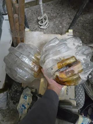 Applique vintage in cristallo Murano anni '60/'70