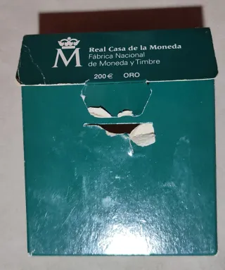 Certificado 200€ Boda Príncipe Asturias Oro