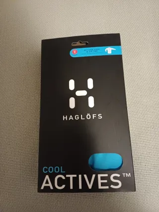 Camiseta Haglöfs 1ª capa mujer azul talla S