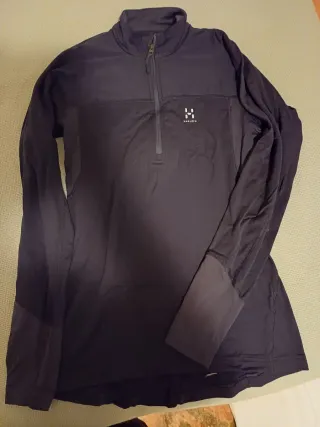 Camiseta Haglöfs 1ª Capa Mujer Negra