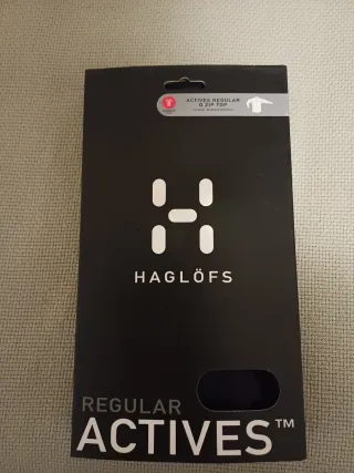 Camiseta Haglöfs 1ª Capa Mujer Negra