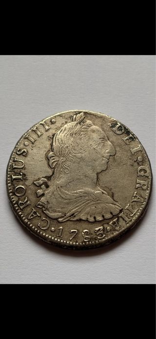 8 Reales 1783 (MBC-) Potosi Carlos III