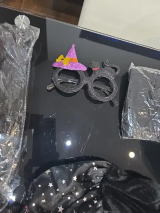 Disfraz Bruja Niña Estrellas talla 2-3