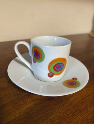 Set 8 tazzine caffè vintage Galbani