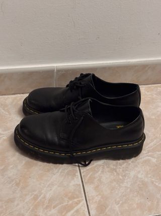 Dr. Martens Zapatos Cuero Negro Talla 42