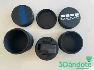 Funda Rígida GoPro, Baterías y SD