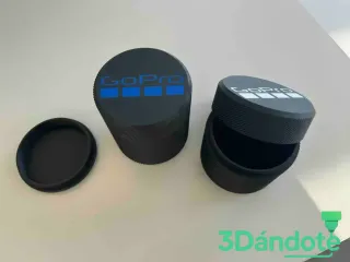 Funda Rígida GoPro, Baterías y SD