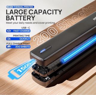 Impresora Portátil Polono Gris