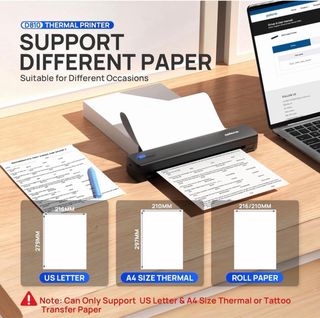 Impresora Portátil Polono Gris