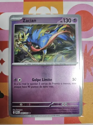 Carta Pokémon Zacian Reverse Holo