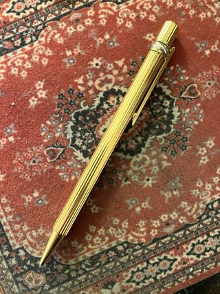 Bolígrafo Cartier de oro