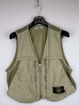 Gilet beige Stone Island David Light-TC Poly Net