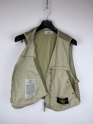 Gilet beige Stone Island David Light-TC Poly Net