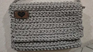 Set Borsa e Portafoglio Macramè Fatto a Mano