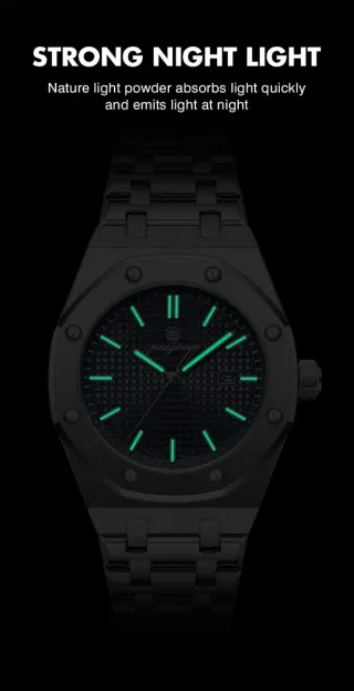 Reloj paazomu Hombre Esfera Azul Acero