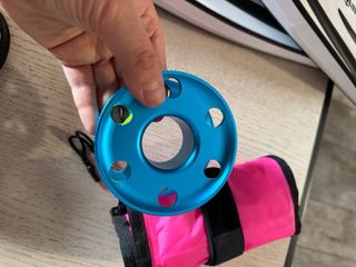 Boya buceo con carrete y mosquetón