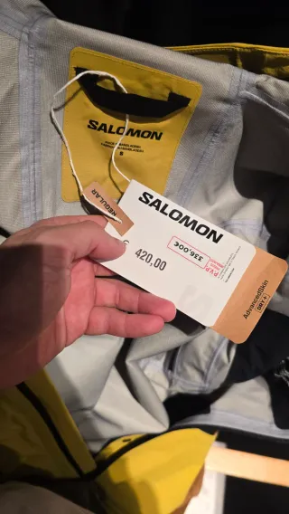 Chubasquero Salomon Gore-Tex sin estrenar