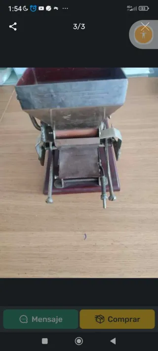 Máquina vintage antigua para coleccionista