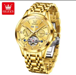 Reloj Automático OLEVS Dorado Hombre