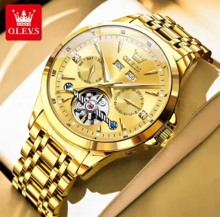 Reloj Automático OLEVS Dorado Hombre
