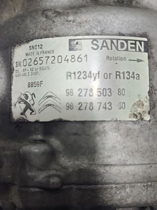COMPRESOR AIRE ACONDICIONADO PEUGEOT 208