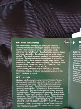 Bolsa Parkside para comida