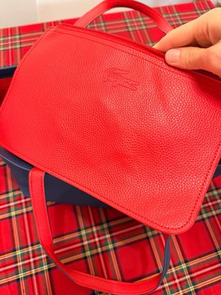 Borsa double face in due tipi di pelle