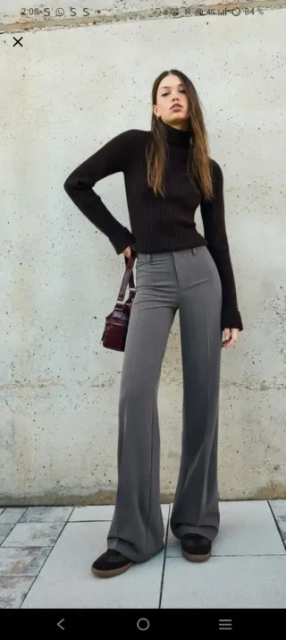 Pantalón wide leg Bershka