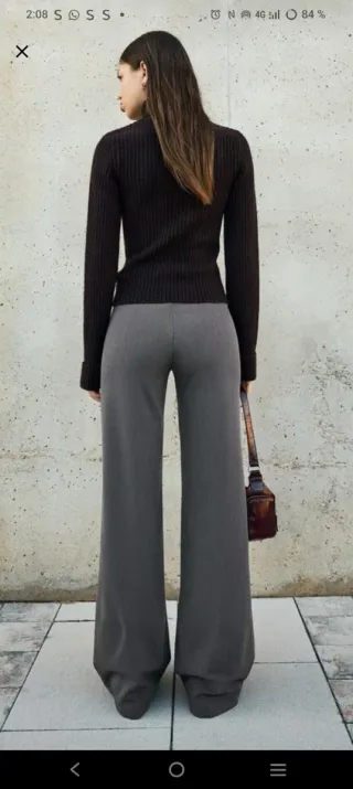 Pantalón wide leg Bershka