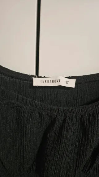 Abito Babydoll Nero Terranova