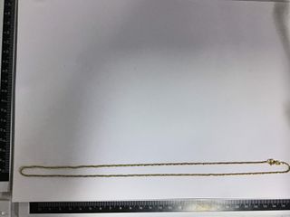 cadena oro 18k 25cm