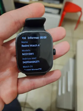 Xiaomi Redmi Watch 4 Nero Smartwatch