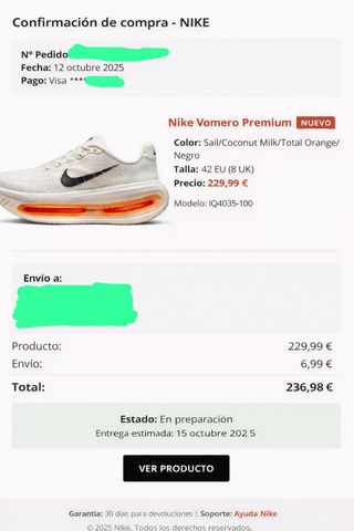Nike Vomero Premium Zapatillas Running Hombre