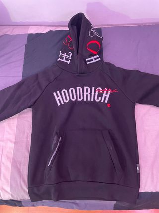 Sudadera Hoodrich Negra - Logo Reflectante - Edici