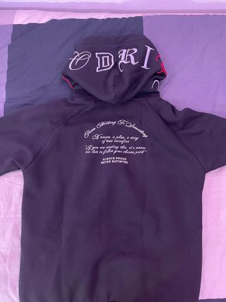 Sudadera Hoodrich Negra - Logo Reflectante - Edici