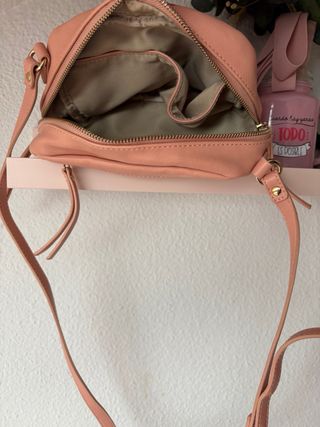 Bolso bandolera rosa