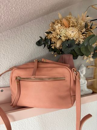 Bolso bandolera rosa