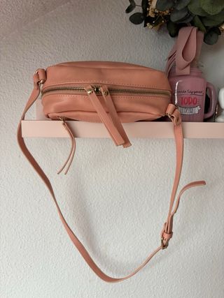 Bolso bandolera rosa