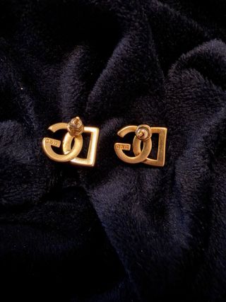 Orecchini DG Logo Oro