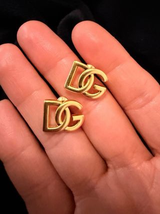 Orecchini DG Logo Oro