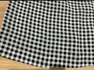 Top Bimba y Lola cuadros blanco y negro