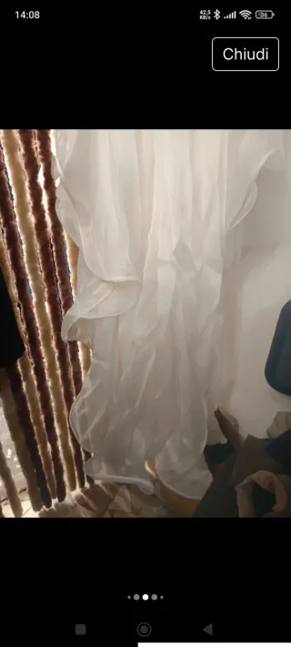 Abito da sposa pizzo manica lunga