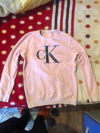 Felpa Calvin Klein Jeans Rosa