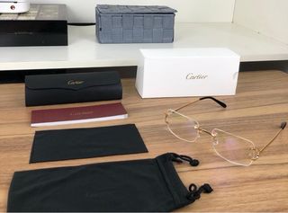 Gafas Cartier Doradas