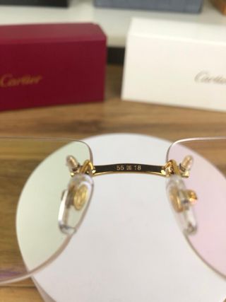 Gafas Cartier Doradas